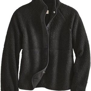 Vera Bradley Black Teddy Fleece Jacket